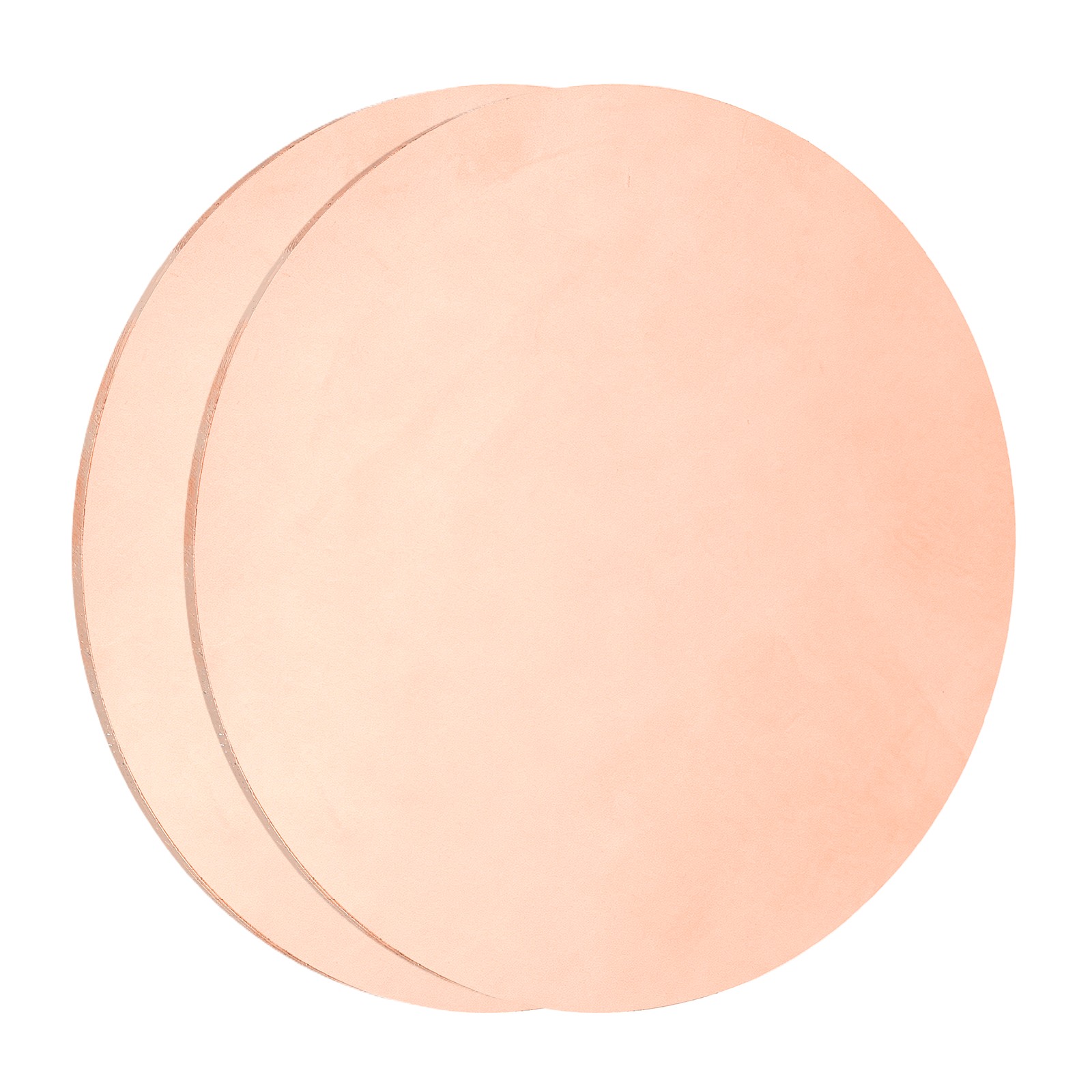 2Pcs 0.02″ Thick 3.1″ Dia C1100 Pure Copper Sheet INDUSTRIAL Copper Round Plate