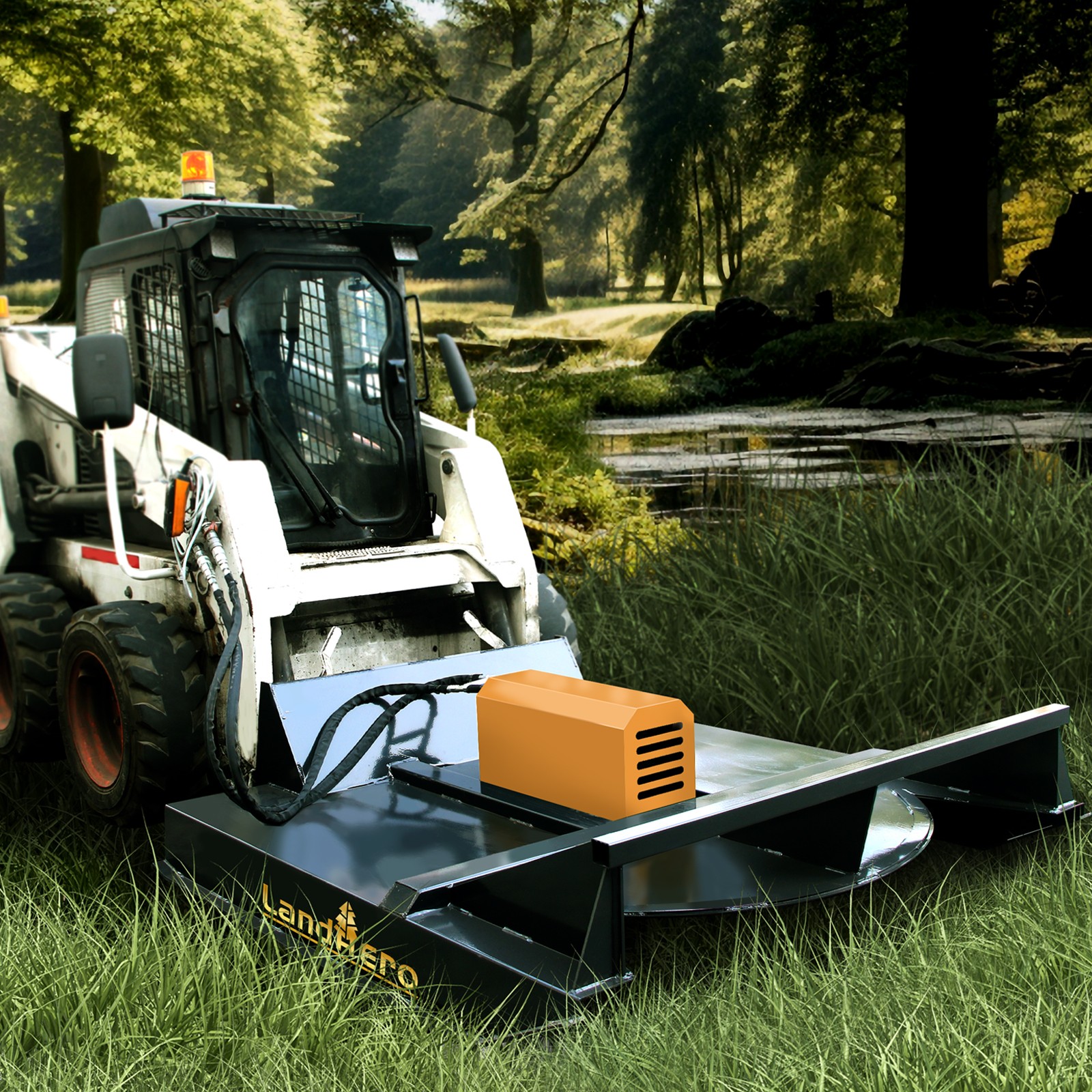Wolverine BC-13-72W Skid Steer Brush Cutter Mower 72in On Sale at Low Price