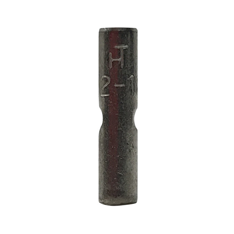 (100) Non-Insulated 22-18 Gauge Uninsulated Butt Splice Connector Wire Terminal