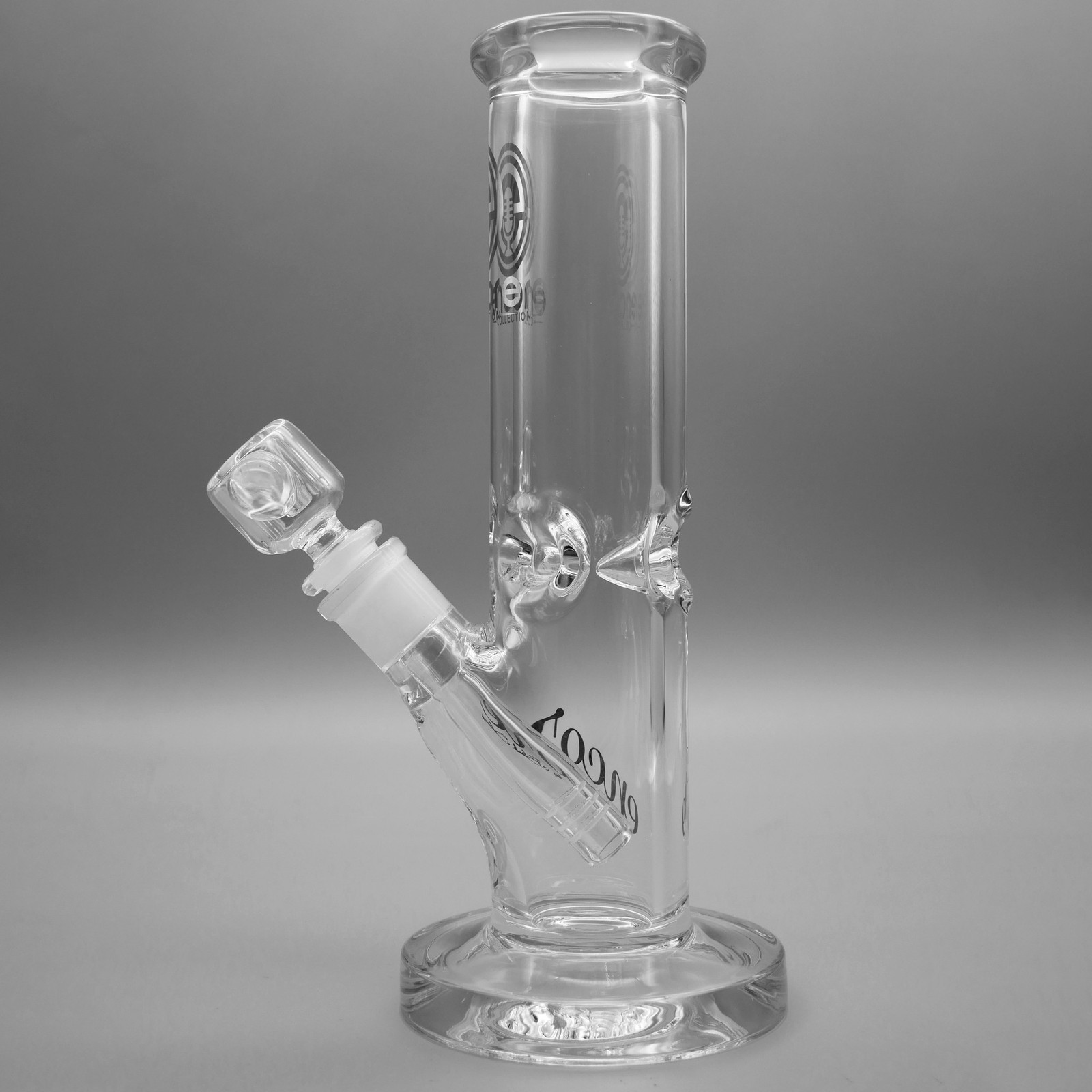 9MM THICK Wall 10 INCH Bong Pipe Clear Glass 50mm Beaker Hookah USA