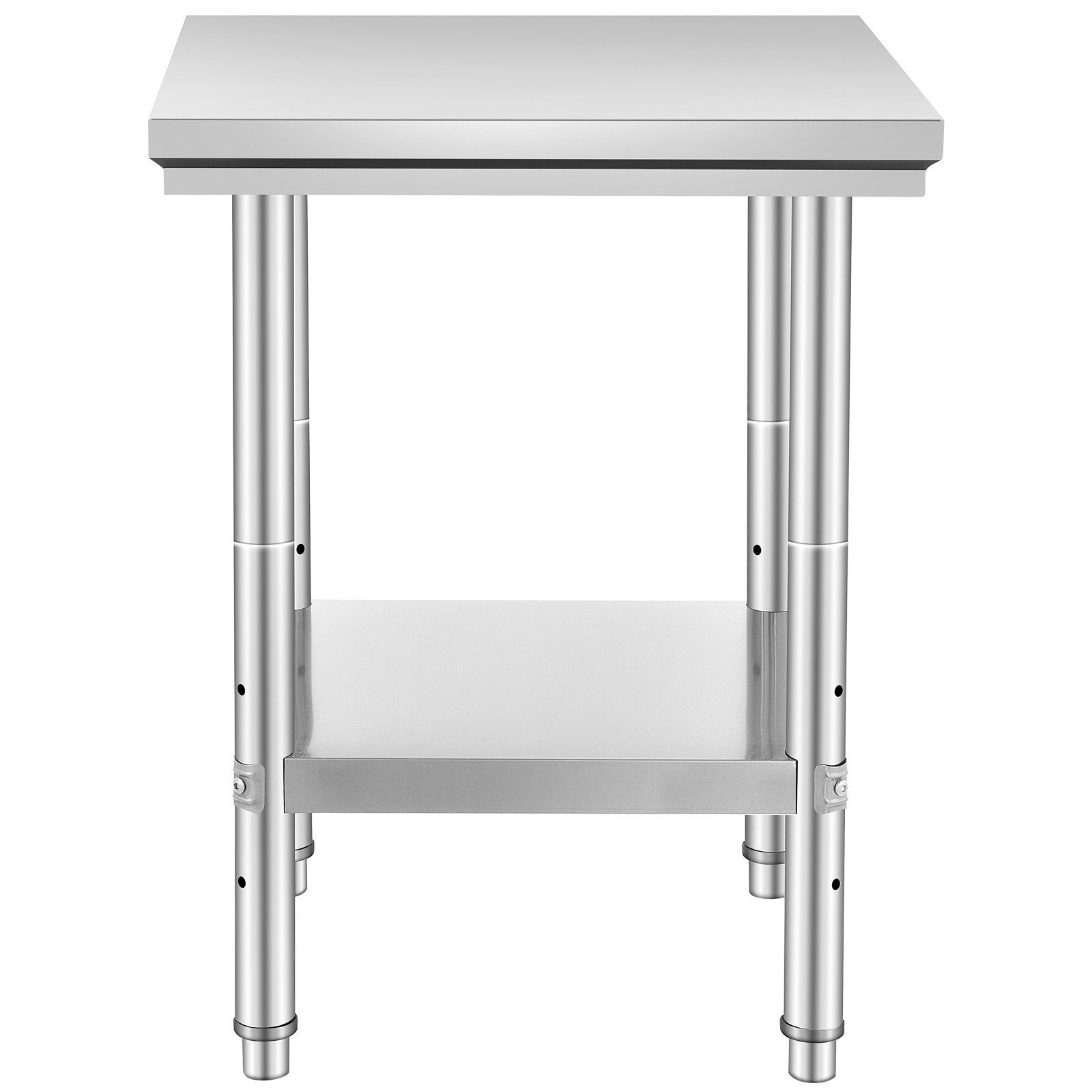 Uimoso Stainless Steel Commercial Prep Table for Food Service, 24x24x31in
