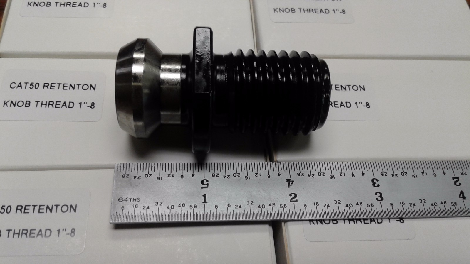 12pcs CAT50 Retention knobs,pull studs,45 degree,2-3/8″ length,coolant thru hole