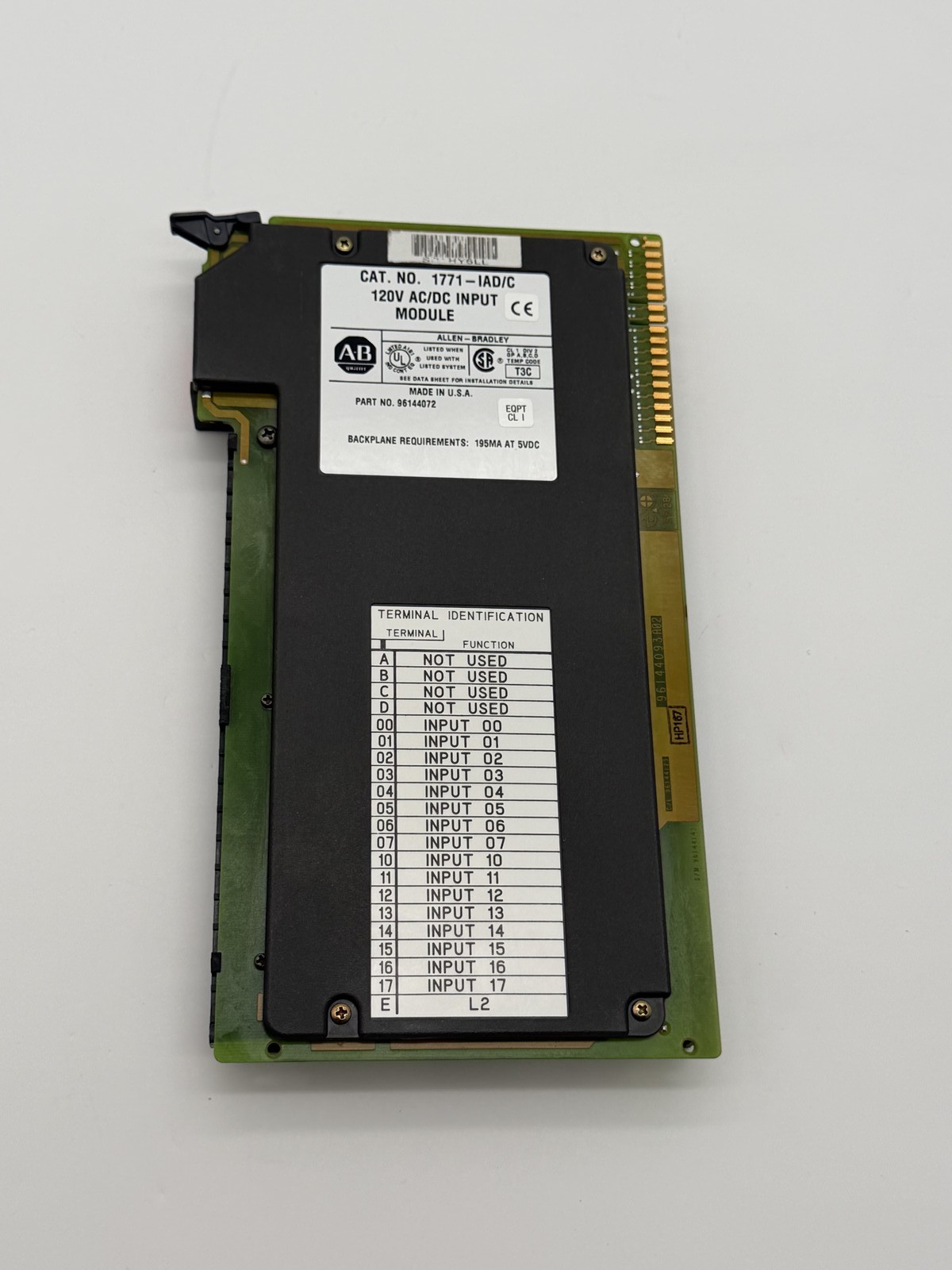 Allen-Bradley 1771-IAD Serie C PLC-5 I/O Module