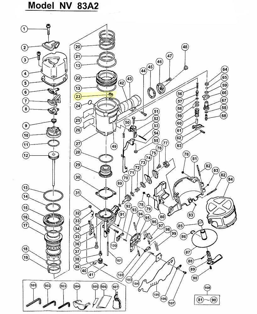 CoFast® 5 High Quality Gasket G 877-327 for Aftermarket Hitachi NR83A A2 NV83A2