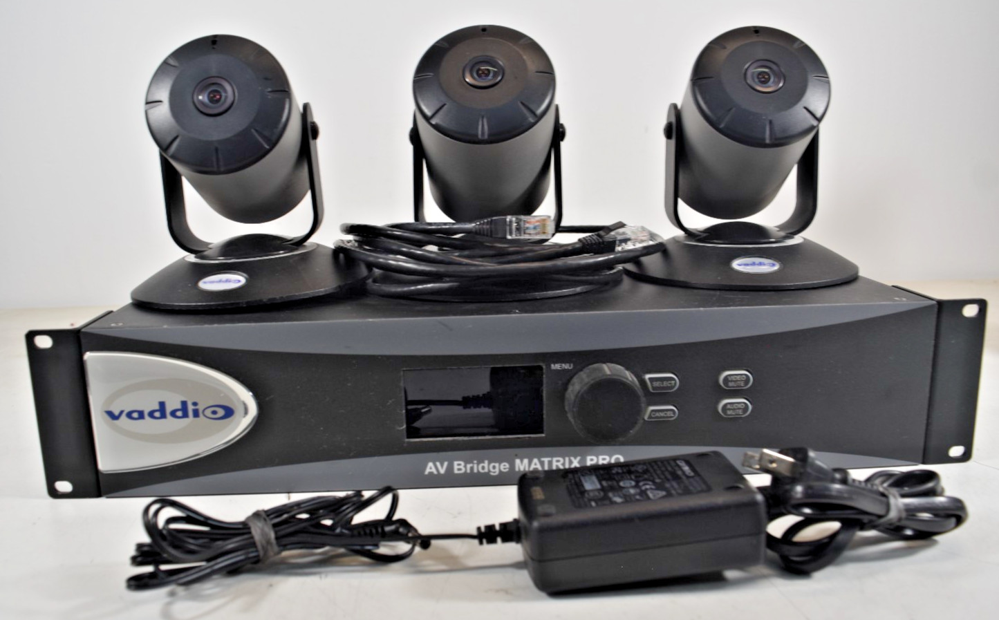 Vaddio 998-8230-000 AV Bridge MATRIX PRO w/ 3 Vaddio WideSHOT SE Cameras