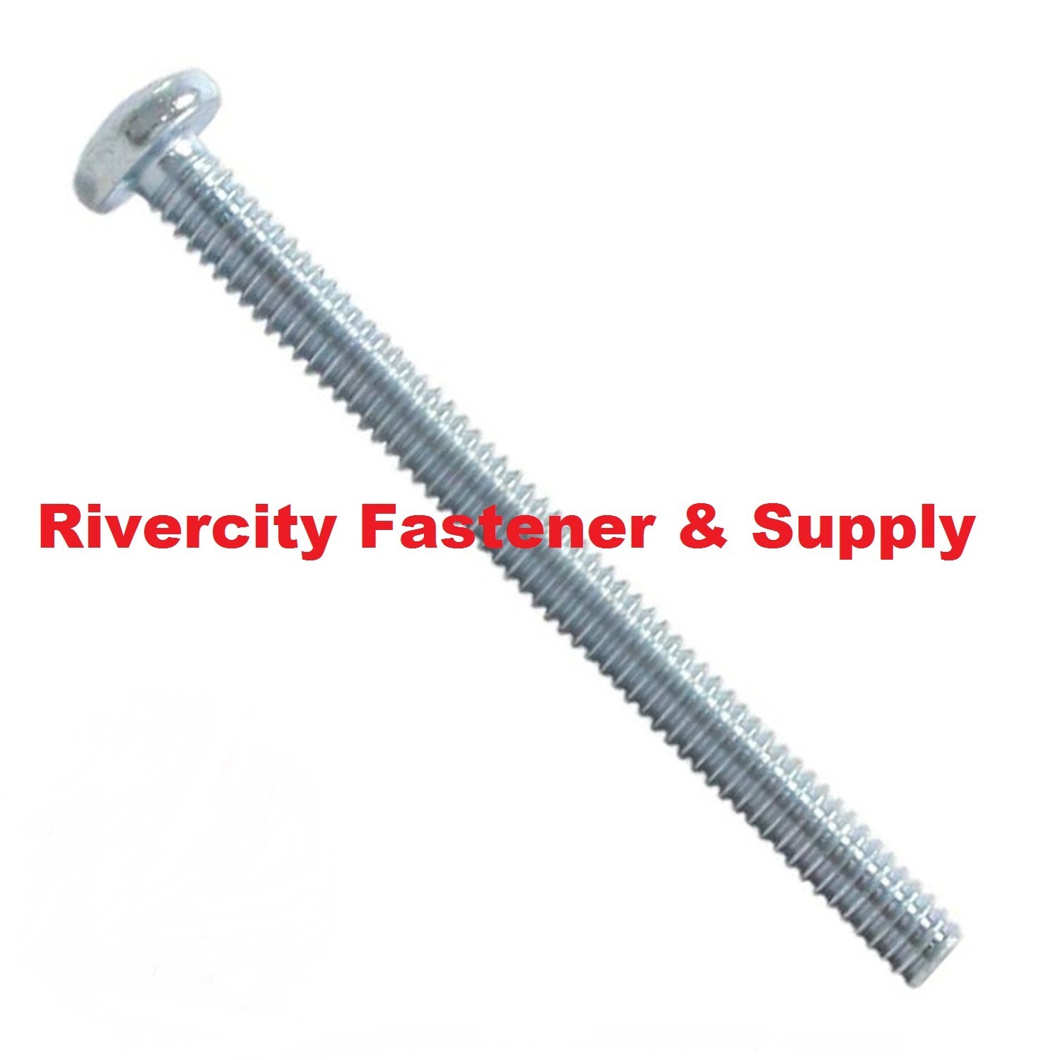 (2) M6-1.0×100 JIS Phillips Pan Head 6mm x 100mm Machine Screws M6x100mm