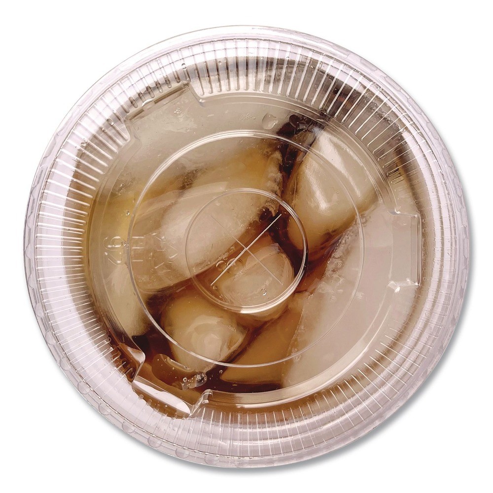 Boardwalk PET912STRAPK 9 oz. to 12 oz. Cold Cup Straw-Slot Lid – CL (100/PK) New