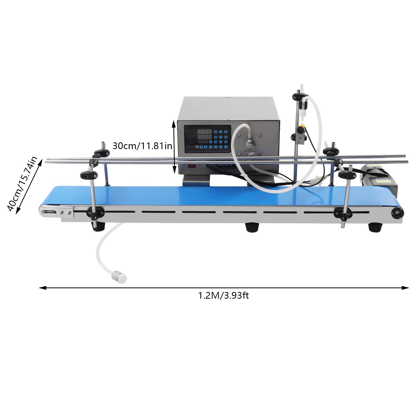 Single Head Automatic Liquid Bottle Tube Filling Machine Digital Control Filler