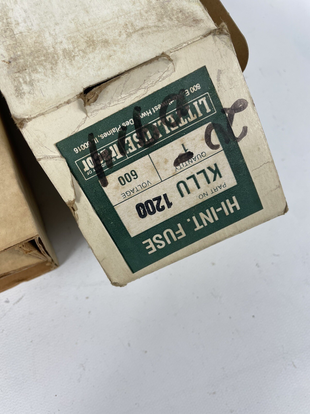 NEW Littelfuse KLLU 1200, Class L, Hi- Interrupting Time Delay 600VAC 1200 AMP