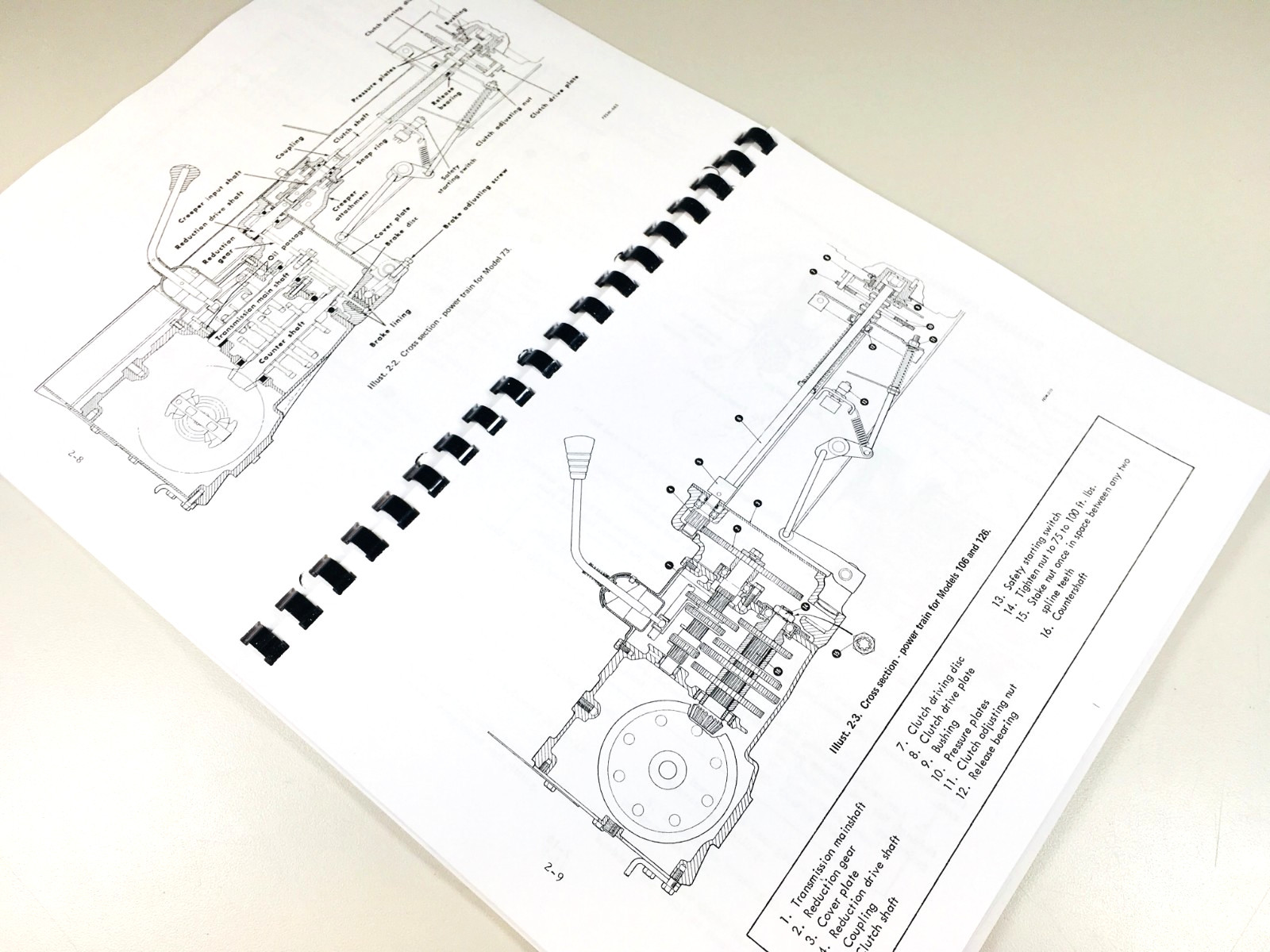 International Cub Cadet 73 106 107 Lawn Mower Garden Tractor Service Shop Manual