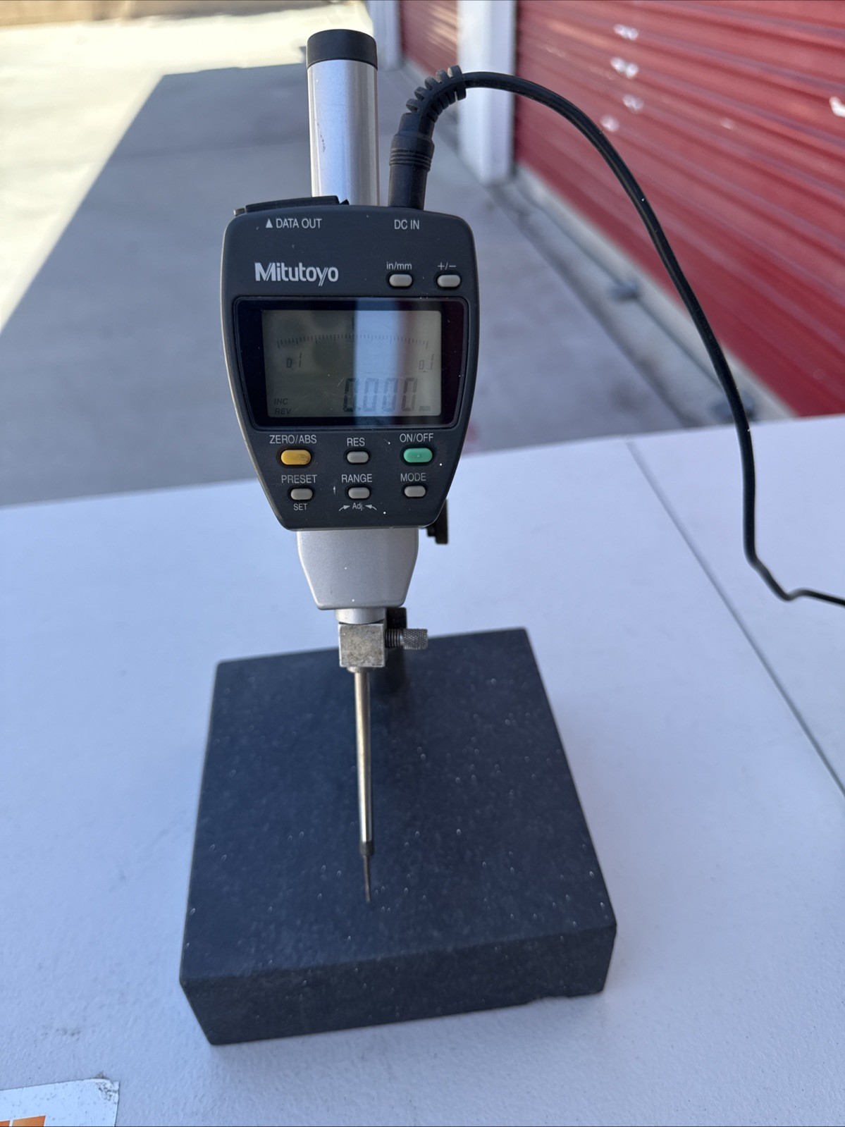 MITUTOYO DIGIMATIC INDICATORS WITH Weighted Stand Id-F150E