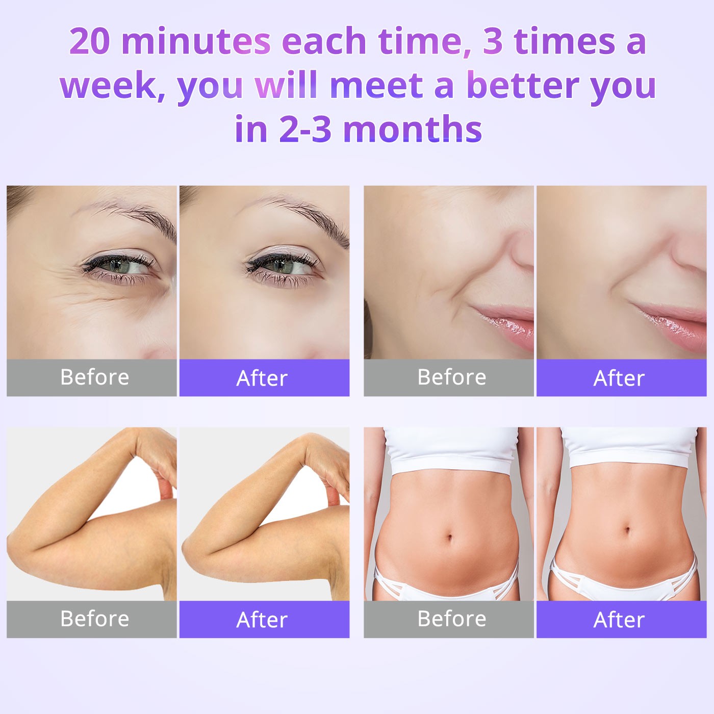 5 in 1 Beauty Machine for Body Massage Facial Skin Care Skin Lifting Free Ship