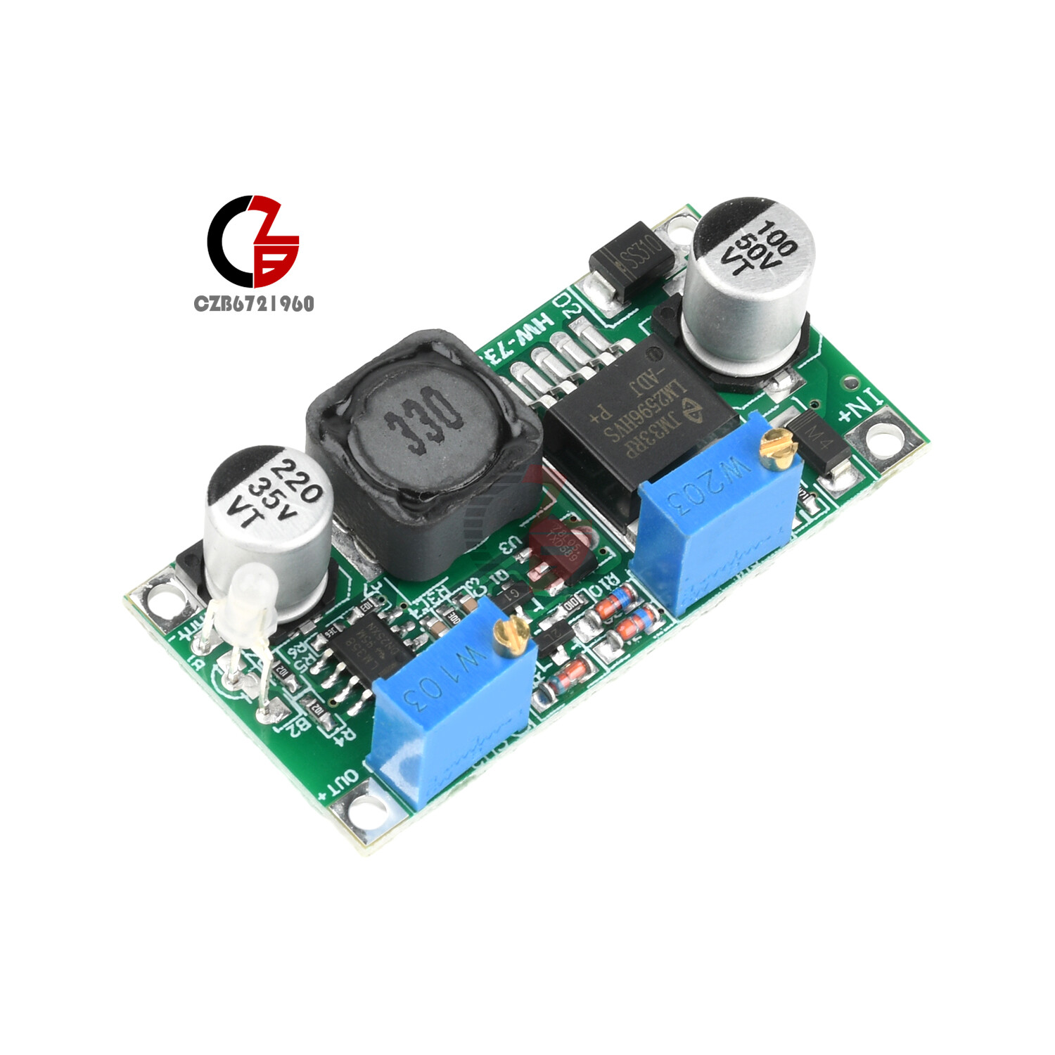 DC/DC LM2596 HV S 3A 60V Buck Constant Current/Voltage CC CV Step-Down Module