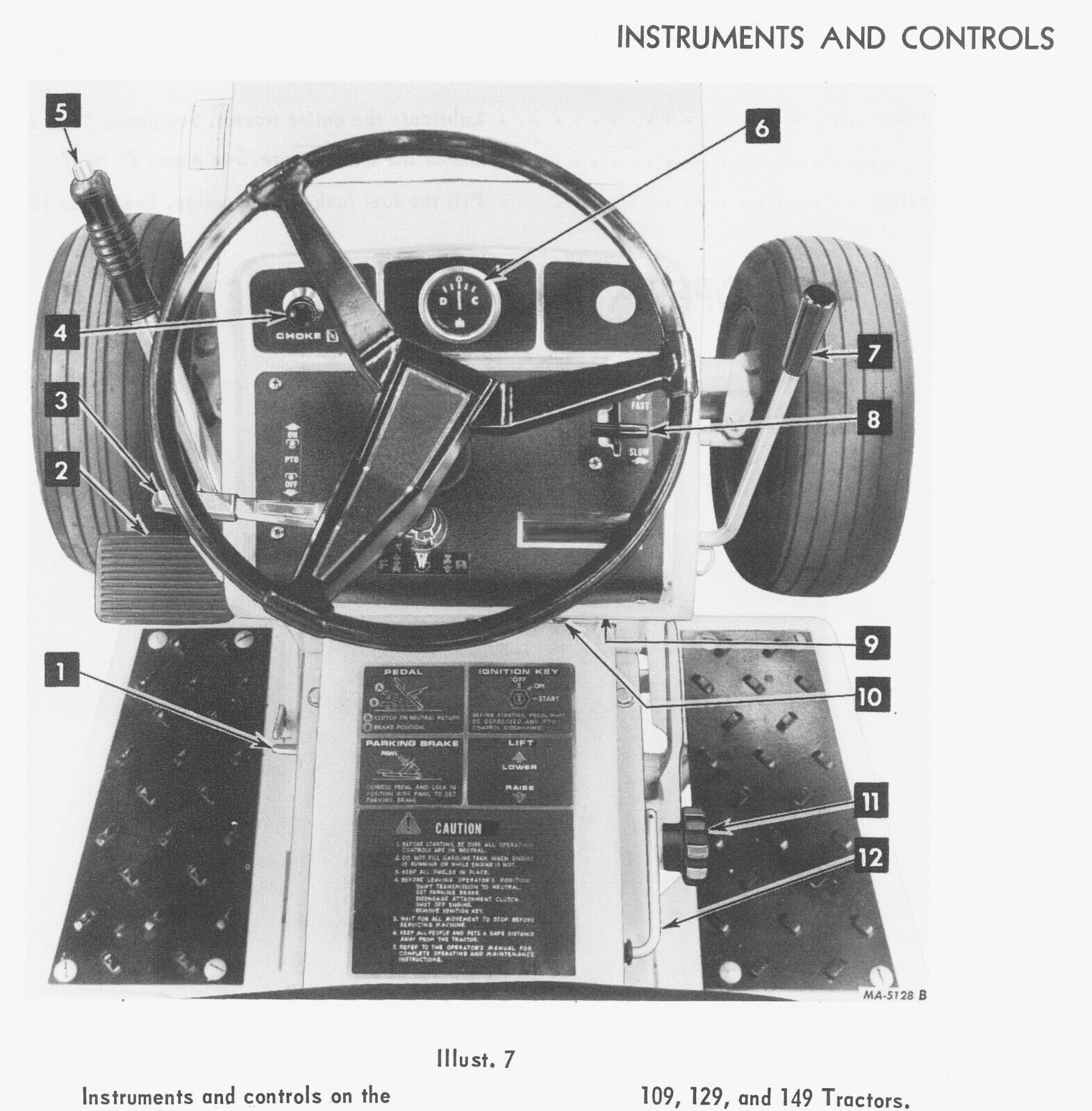IH Cub Cadet 86 108 109 128 129 149 Owner’s Manual Lawn Tractor & Mower