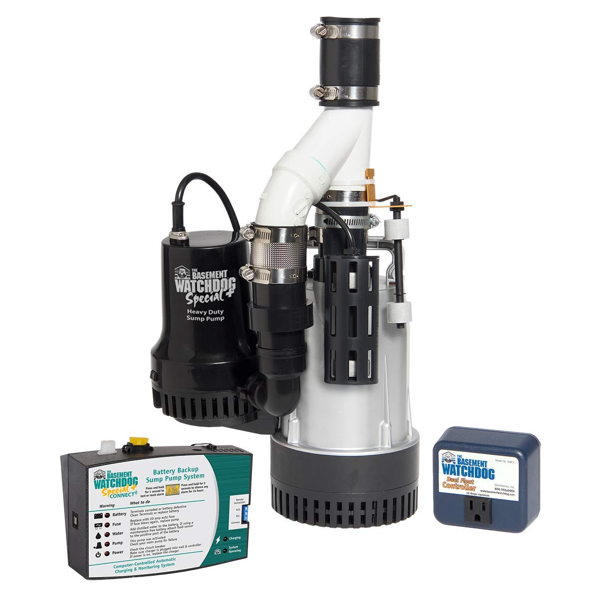 American Fluorescent Bw4000 1730 Gallons Per Hour Basement Watchdog Combination