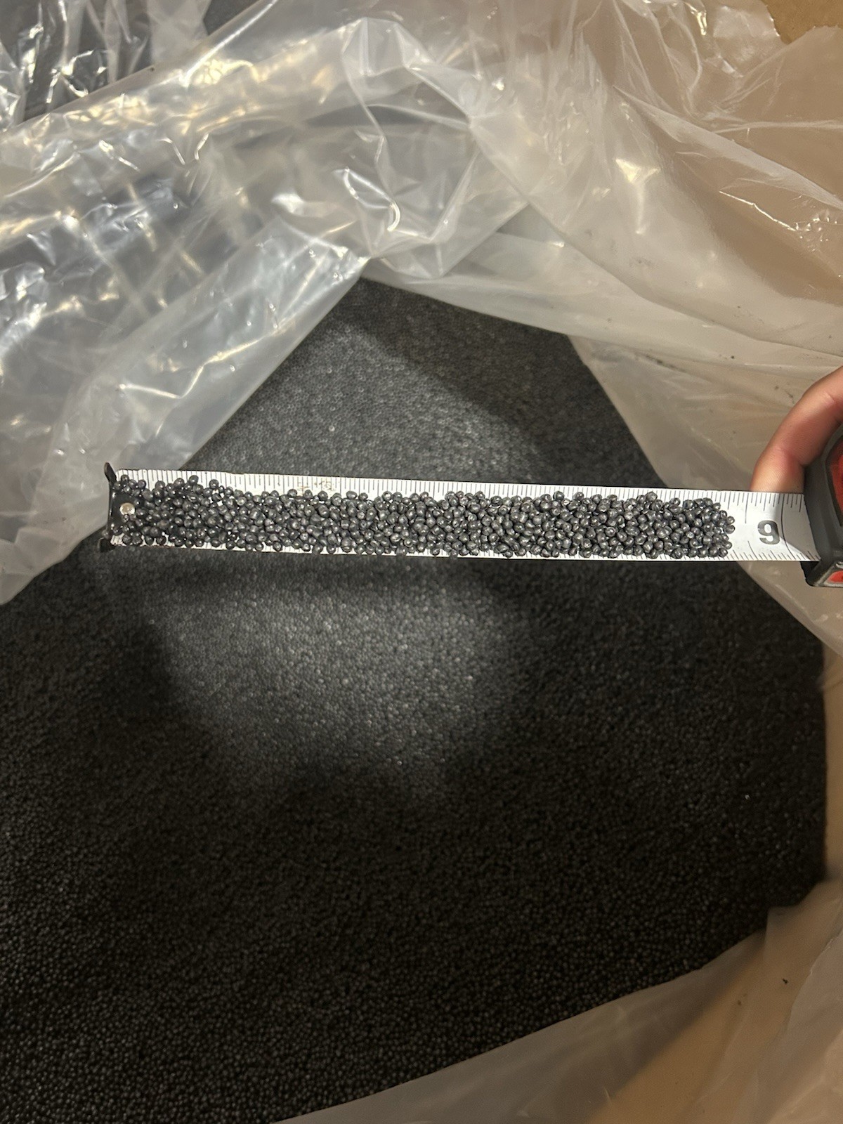 ABS Plastic Pellets Resin, Black, 10 lbs for Injection Molding