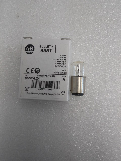 New Allen Bradley 855T-L24 Lamp 24 Volts Series A NIB