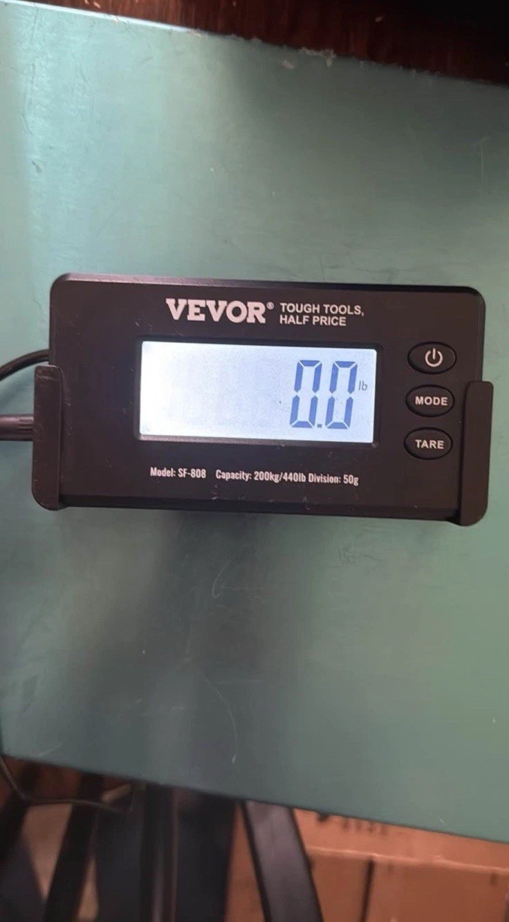 VEVOR Shipping Scale 200kg/440 lbs Digital Postal Scale AC/DC Package LCD