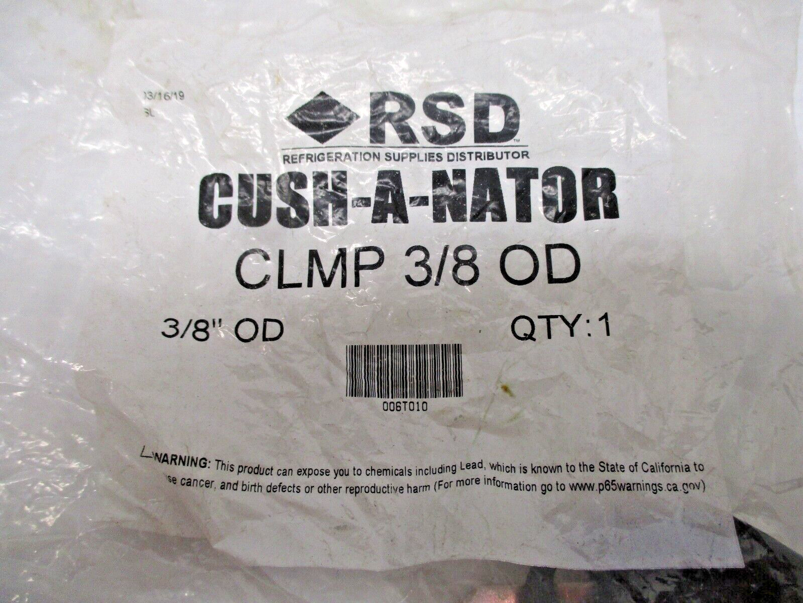 Lot of 25 CUSH-A-NATOR Cushioned Clamps 1 3/8″, 1 1/8″, 7/8″ and 3/8″