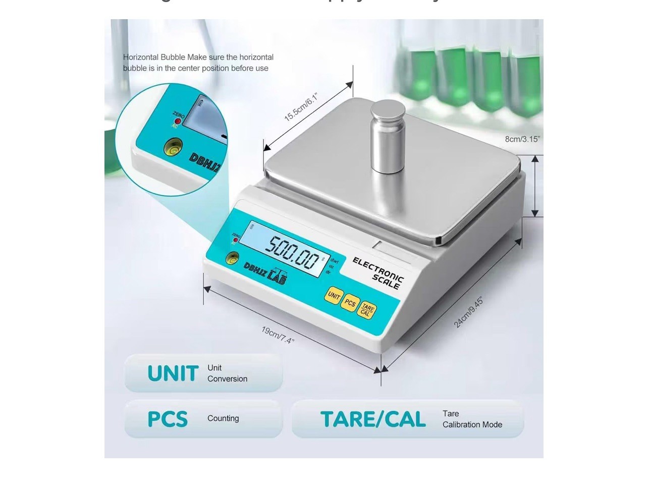 Lab Scale 3000g x 0.01g High Precision Electronic Analytical Balance g/lb/oz/…