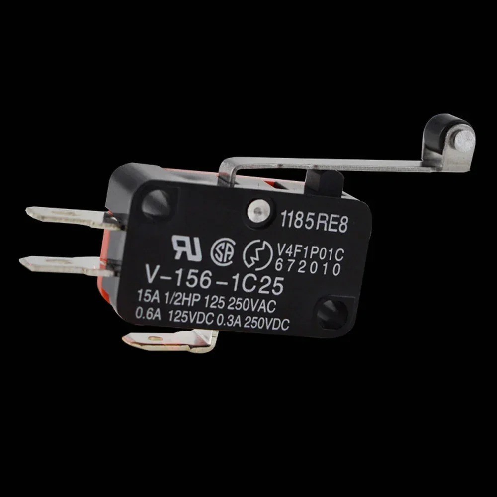 V-156-1C25 Limit Micro Switch Long Straight Hinge Roller Momentary SPDT 10-50PCS