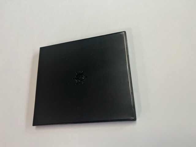 100 NEW TOP QUALITY 10MM DOUBLE GLOSSY BLACK POLY CD CASE W/ARTWORK SLEEVE PP2CD
