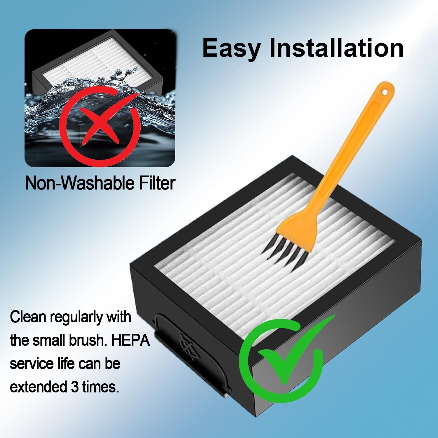 Replacement Parts for iRobot Roomba i7 i3 i4 i5 E5 E6 E7 – Filters & Brushes