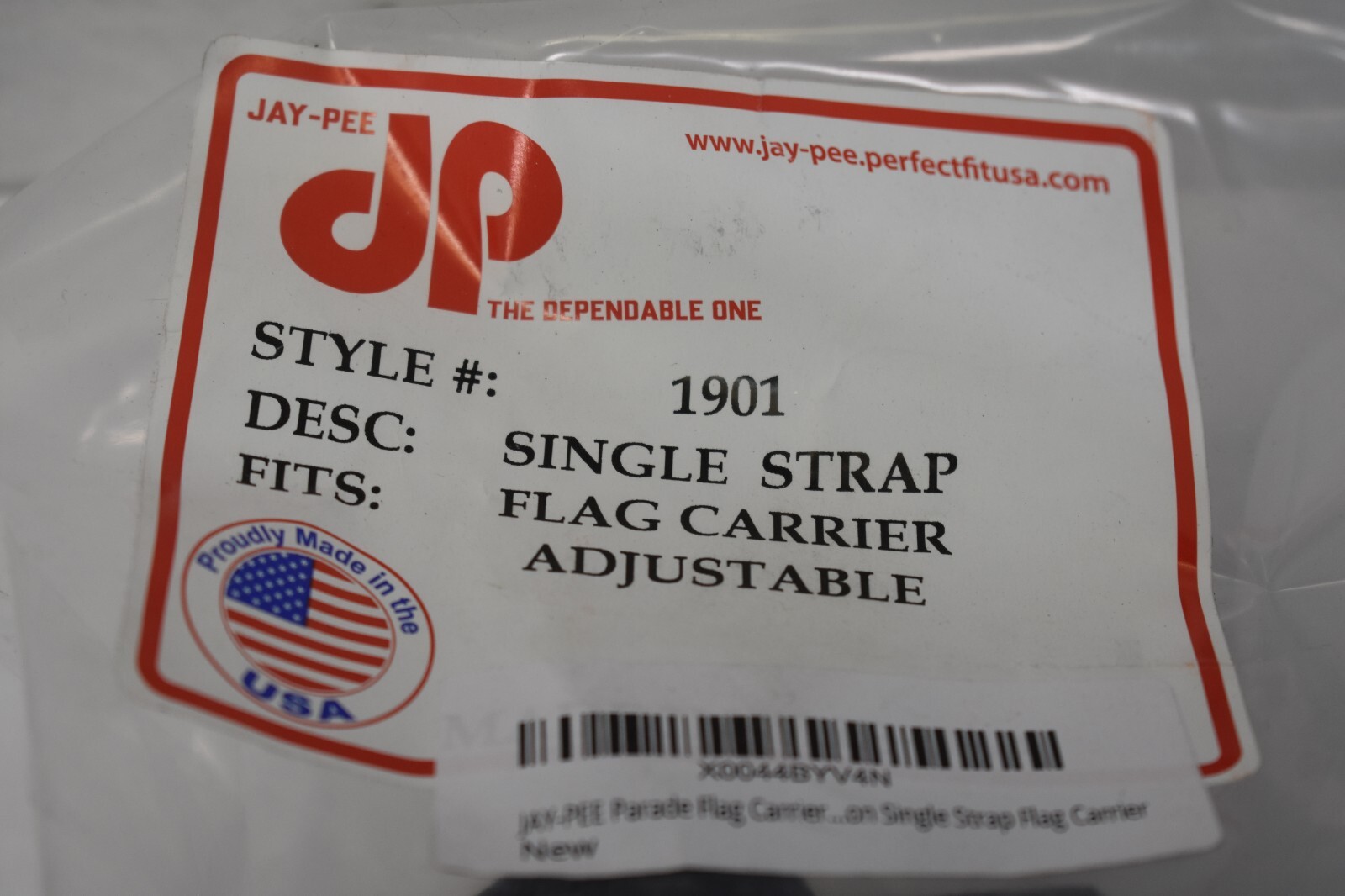 Jay-Pee Single Strap For Flag Carrier Adjustable 1901 2″ Web Belt Replacement