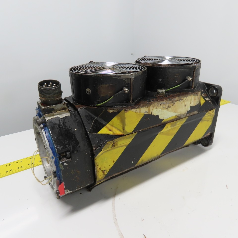 GE Fanuc A06B-015-B075#7008 7.3KW AC Servo Motor 3Ph 184V W/ Fan Parts/Repair