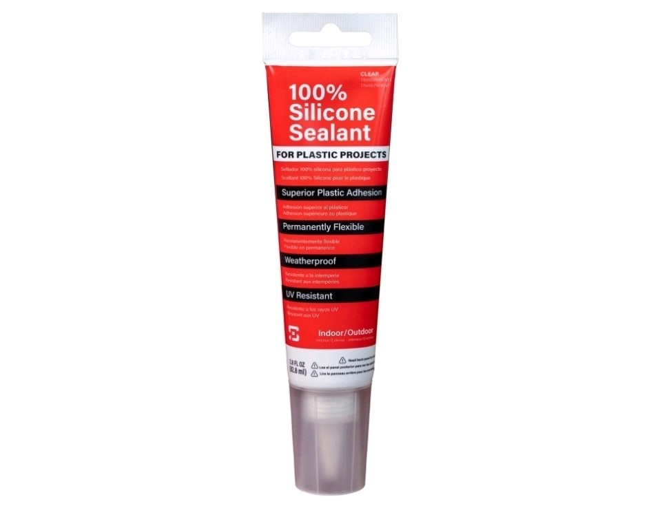Clear 100% Silicone Sealant for Plastic | Waterproof, UV Resistant, Permanently