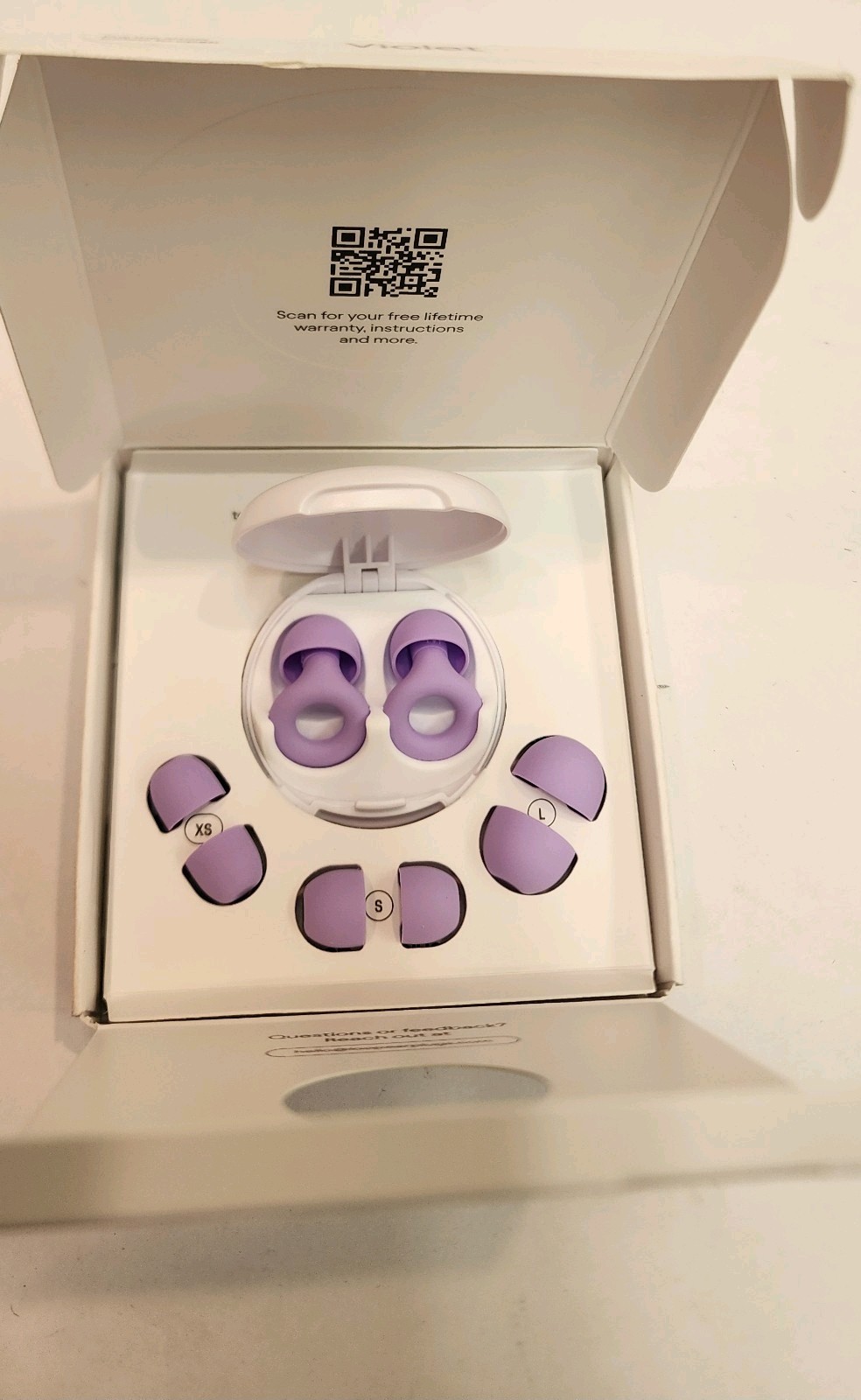 Loop Quiet 2 Earplugs for Noise Reduction Violet