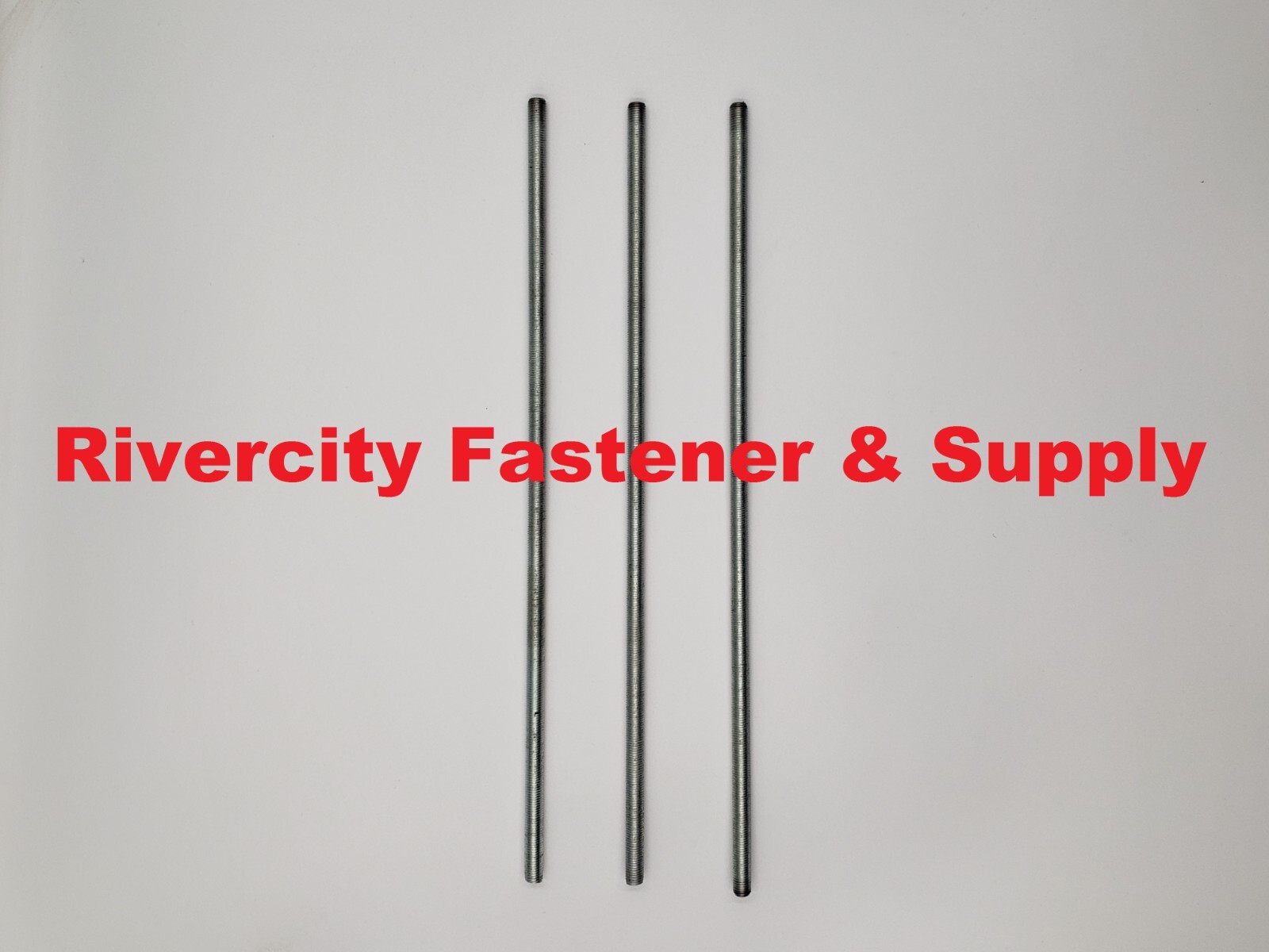 (3) M8-1.0 or 8mm or M8 or 8 millimeter Fine thread threaded rod
