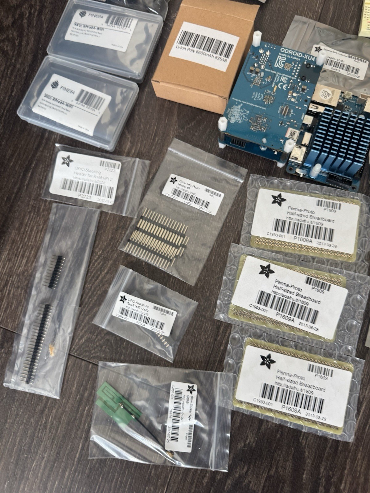 Adafruit Raspberry Pi ODROID XU4 Electronics Maker Developer Lot Bundle GPIO SBC
