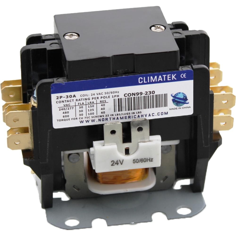 Replacement for Goodman Double Pole / 2 Pole 30 Amp Condenser Contactor
