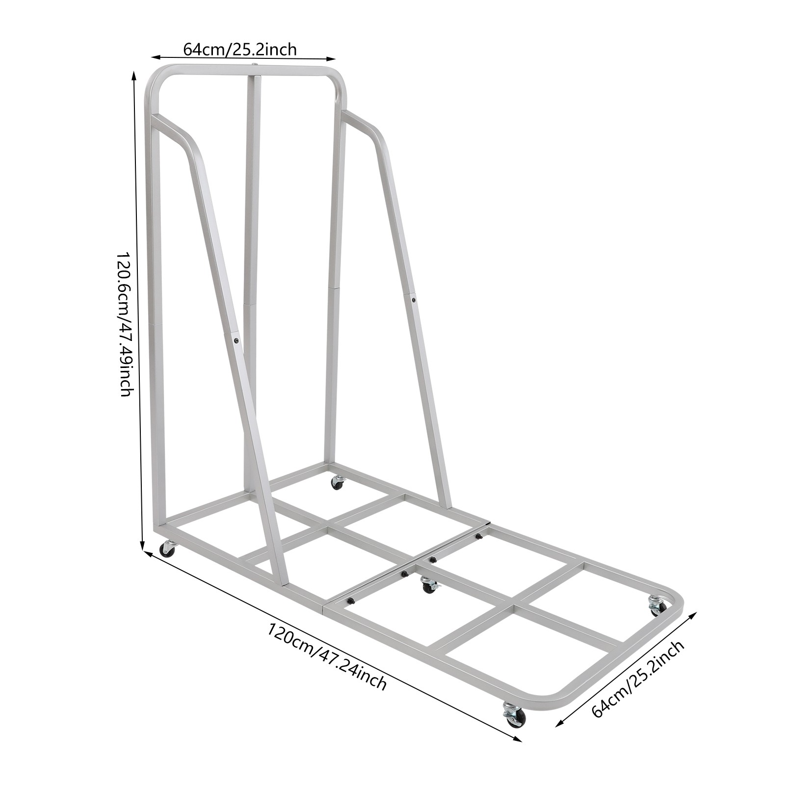 Rest Mat Trolley Storage Cart Rolling Cart for Sleeping Mats Teaching Rolling