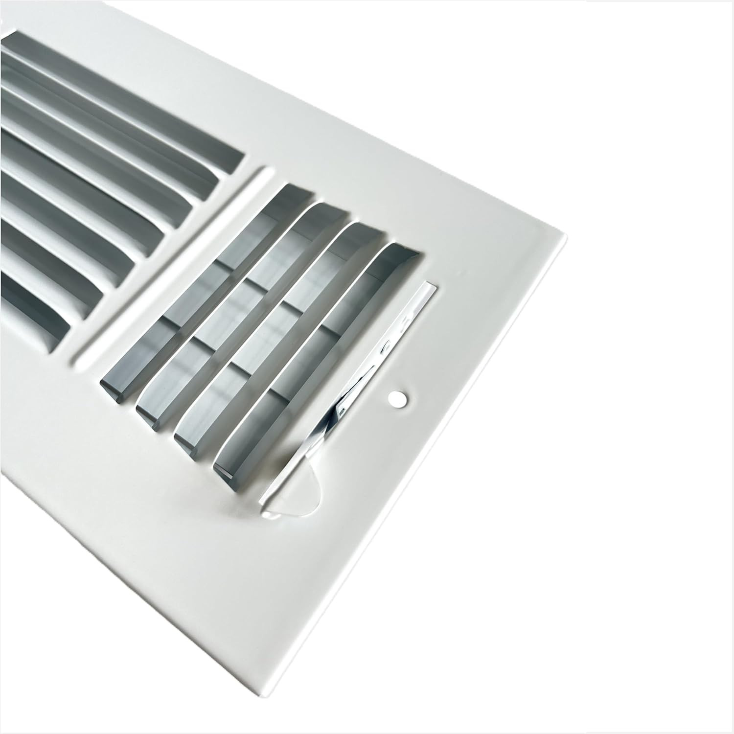 10″X 4″ (Duct Opening Size) 3-Way Stamped Face Steel Ceiling/Sidewall Air Supply