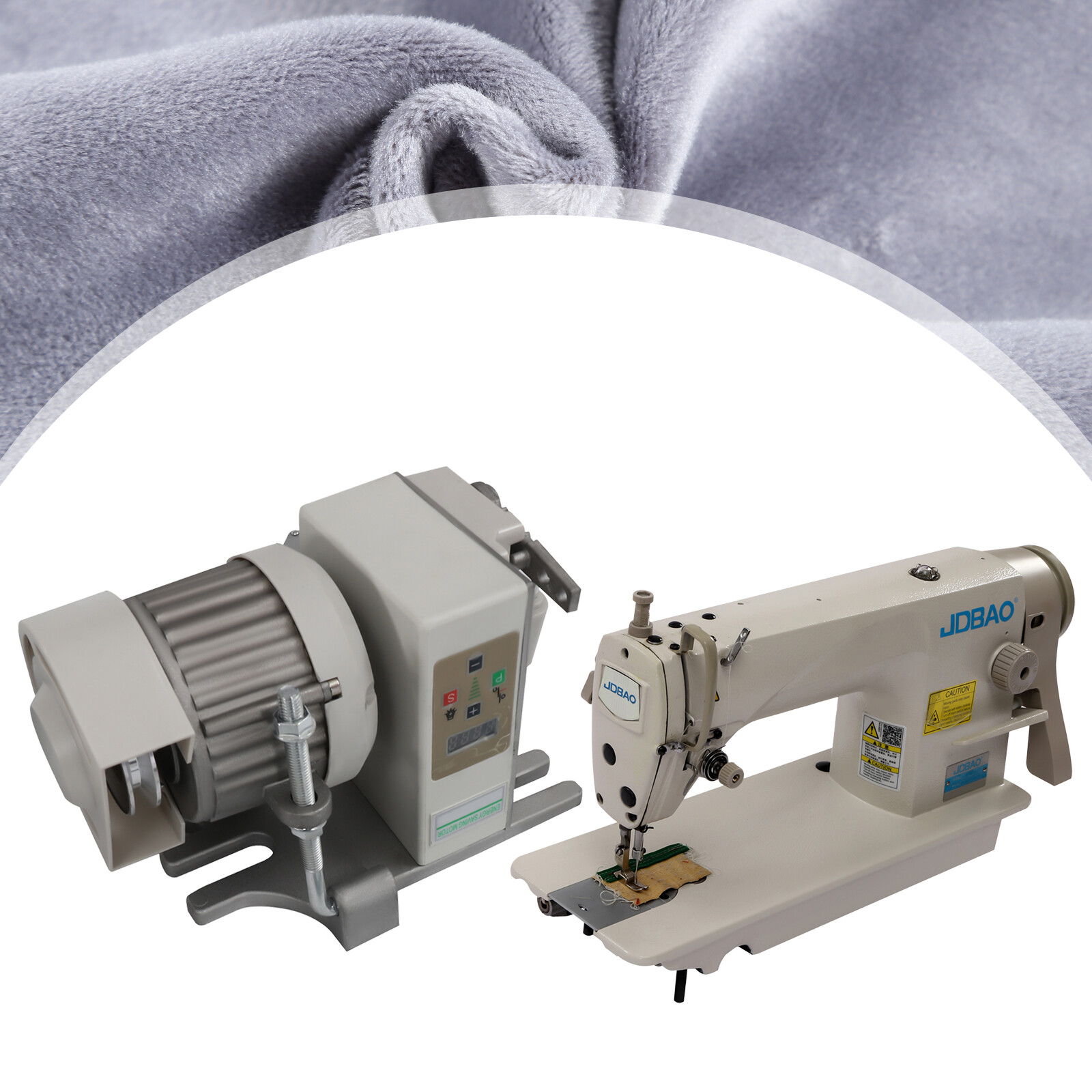 Industrial Strength Sewing Machine Heavy Duty Upholstery + Leather + Motor NEW