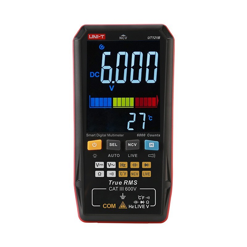 Intelligent TRMS Digital Multimeter Voltage Frequency Dual Display NCV LIVE Test