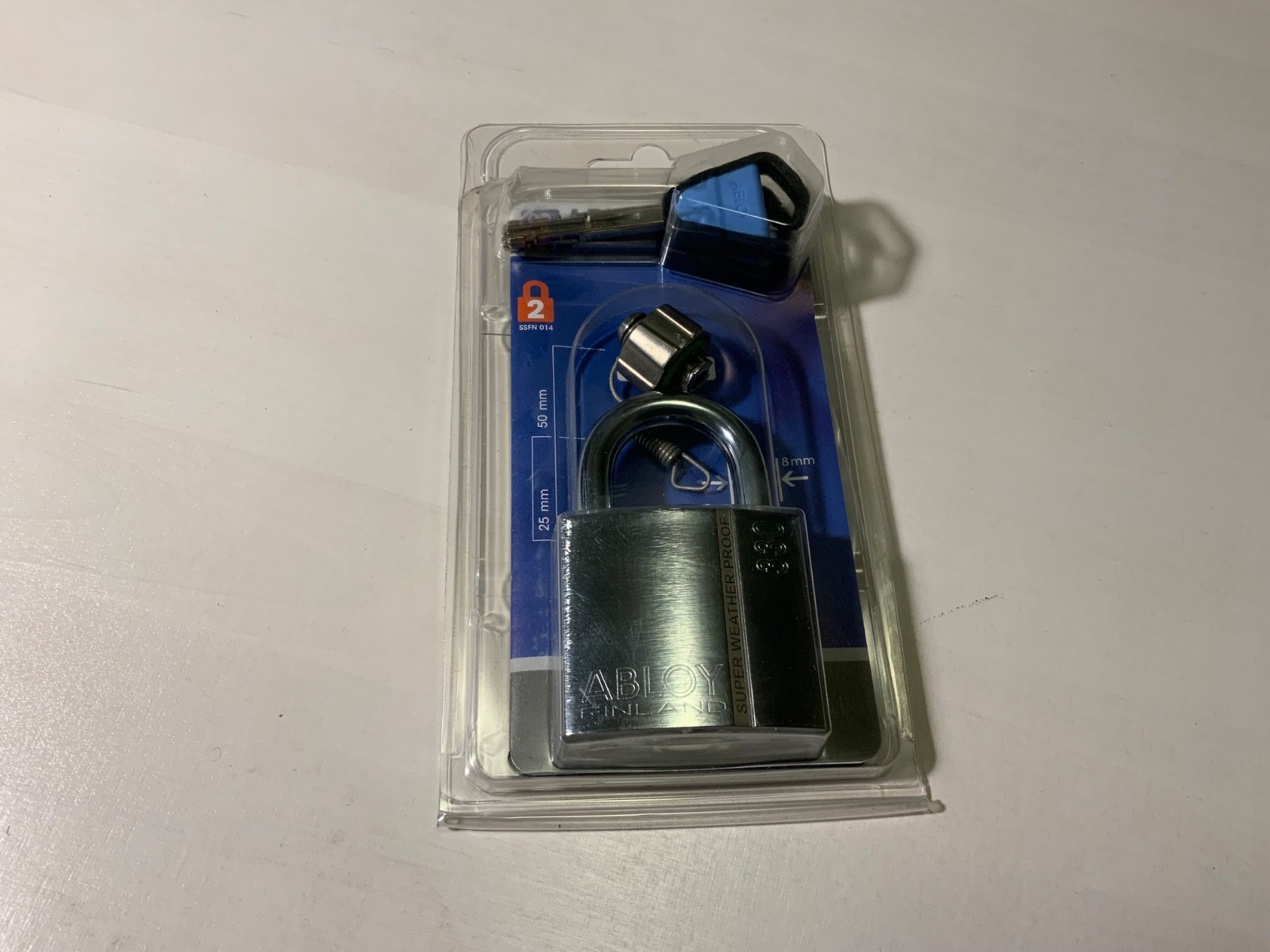 Abloy Finland PLM 330 SWP (Super weather proof) heavy padlock New & unopened!