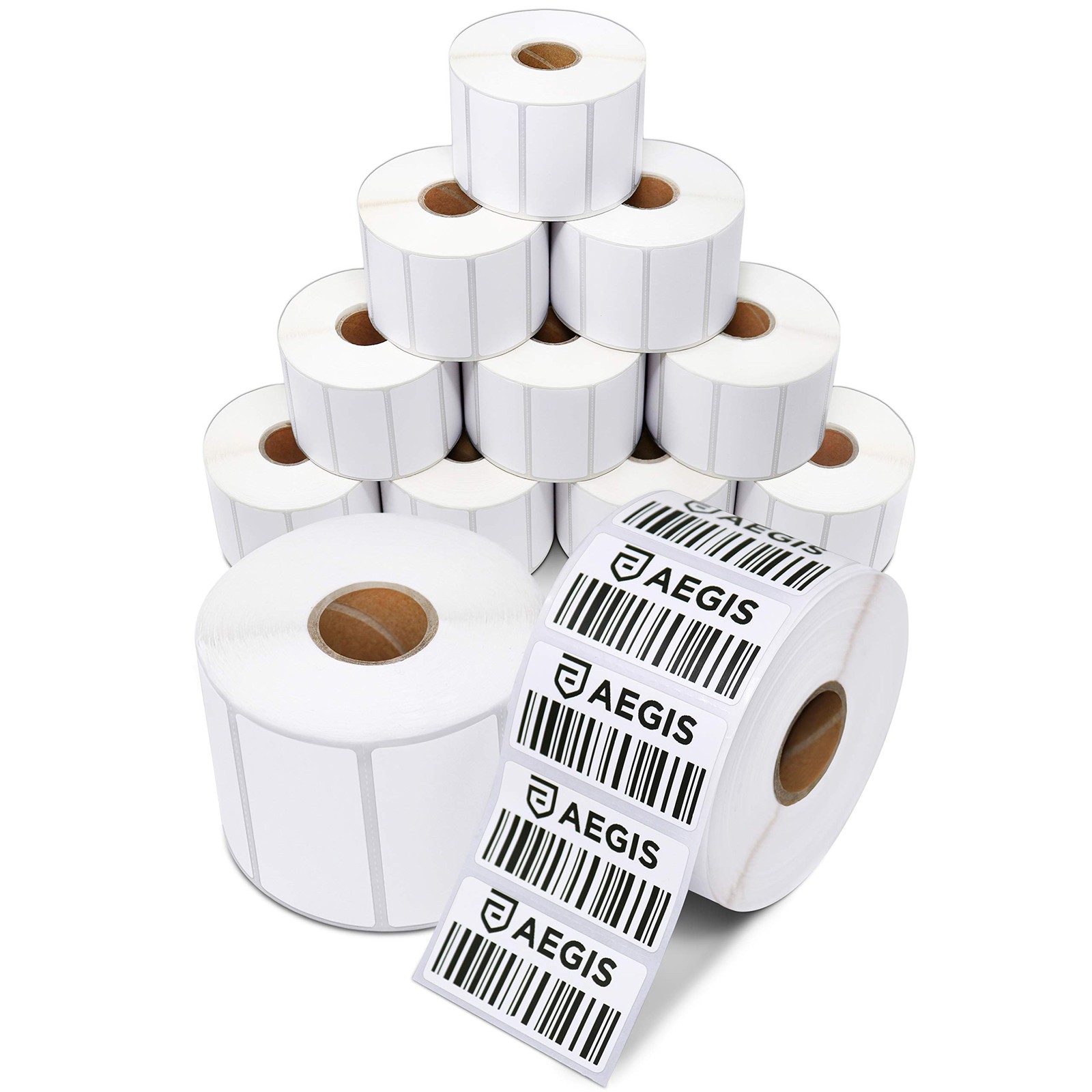 2″ x 1″ Direct Thermal Labels for UPC, Address, Rollo, Zebra Printers (12 Rolls)