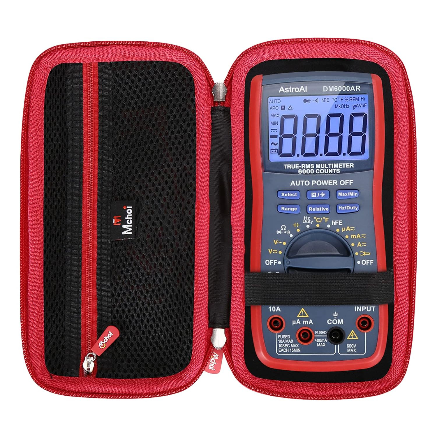 Mchoi Hard Portable Case Compatible with Astroai Digital Multimeter TRMS 6000 Co