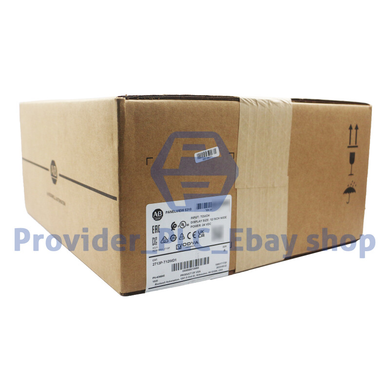 New Allen Bradley 2713P-T12WD1 PanelView 5310 Wide Display 12.1 in Touch 24V DC