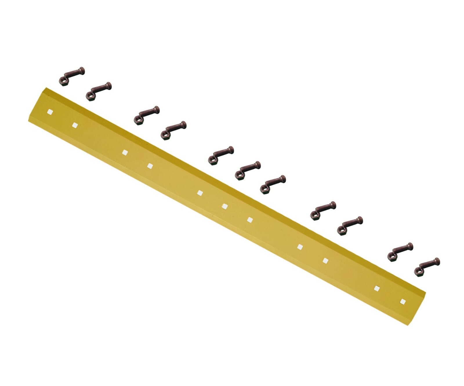 135-9396 Skid Steer Bucket Cutting Edge w Bolts, fits some Cat, 5/8″X6.5″X74.53″