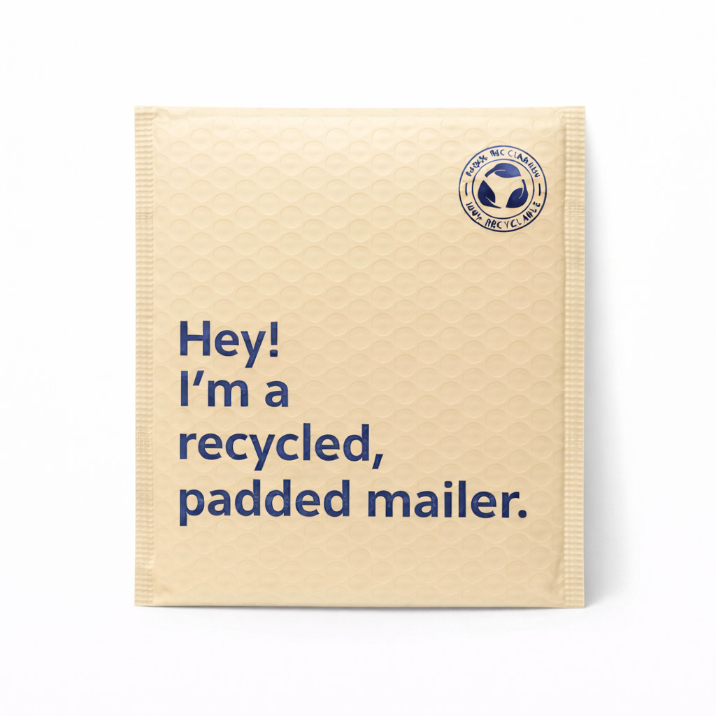 #2 Recycled Padded Bubble Mailers 8.5×11 Self Seal Eco Friendly 100 250 500