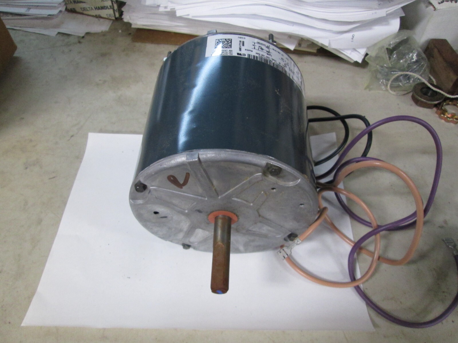 1/3 HP TRANE MOT04037 D146779P01 GE 5KCP39NFL291S CONDENSER FAN MOTOR 825 RPM
