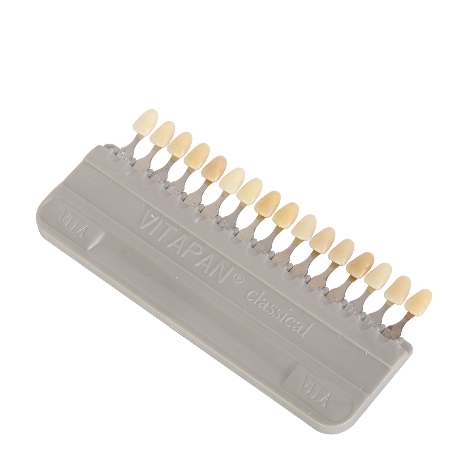 16 Colors Shade Guide Teeth Dental Materials For VITA A1-D4 Whitening Comparison