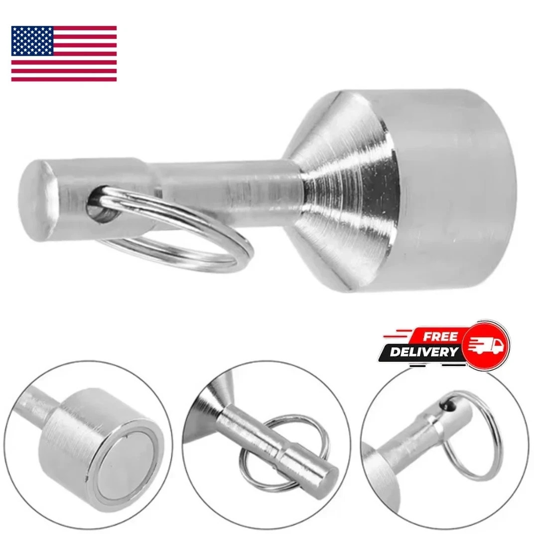 1 Pcs Keychain Neodymium Magnet for Testing Coins, Jewelry, Brass, Gold, Silver