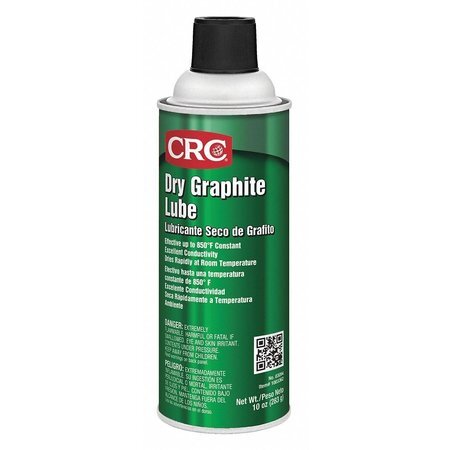 Crc 03094 Graphite Dry Film Lubricant, 10 Oz Aerosol Can