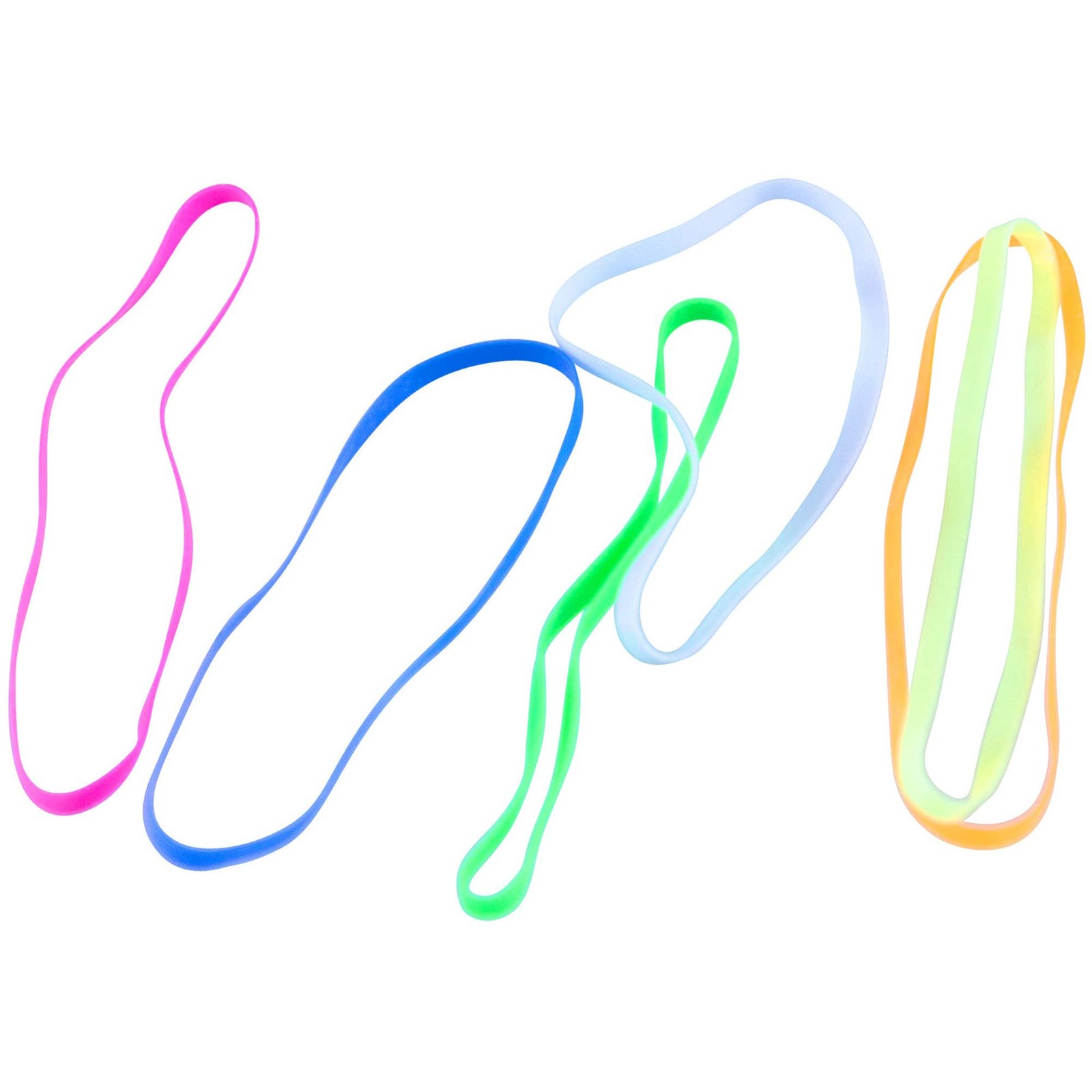 Assorted 2-1/8-Inch Plastibands, 200 Count, Ideal for Organizing and Crafts