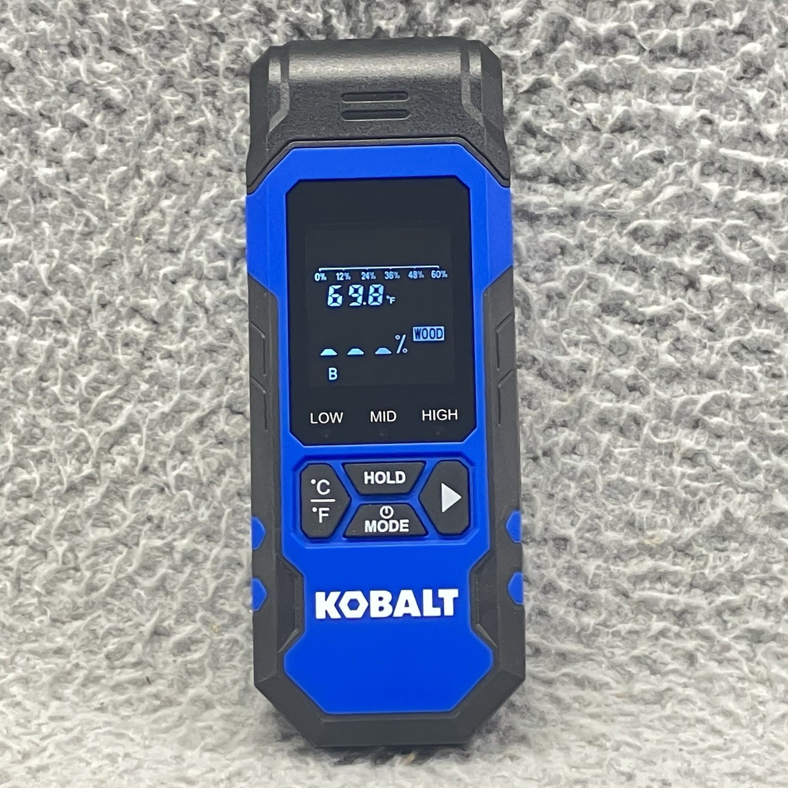 Kobalt Pin Type Digital Moisture Meter Moisture & Temperature Indicator Display
